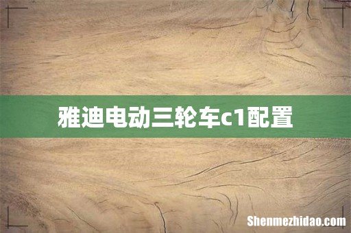 雅迪电动三轮车c1配置