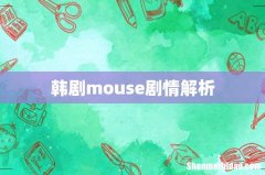 韩剧mouse剧情解析
