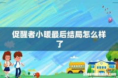 促醒者小暖最后结局怎么样了
