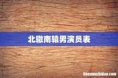 北辙南辕男演员表