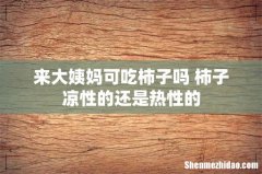 来大姨妈可吃柿子吗 柿子凉性的还是热性的