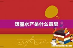 饭圈水产是什么意思