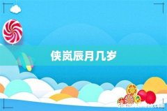 侠岚辰月几岁