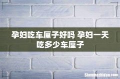 孕妇吃车厘子好吗 孕妇一天吃多少车厘子