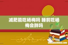 减肥能吃杨梅吗 睡前吃杨梅会胖吗