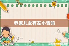 乔家儿女有左小青吗