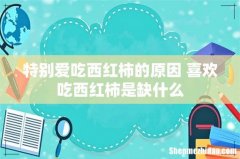 特别爱吃西红柿的原因 喜欢吃西红柿是缺什么