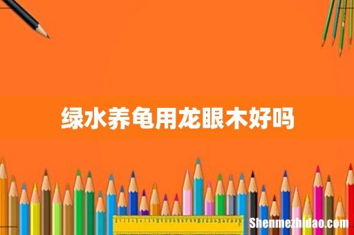 绿水养龟用龙眼木好吗