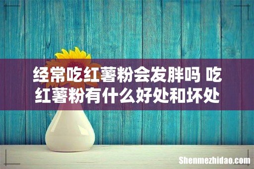 经常吃红薯粉会发胖吗 吃红薯粉有什么好处和坏处