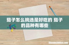 茄子怎么挑选是好吃的 茄子的品种有哪些