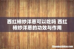 西红柿炒洋葱可以吃吗 西红柿炒洋葱的功效与作用