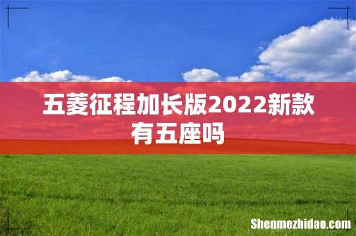 五菱征程加长版2022新款有五座吗
