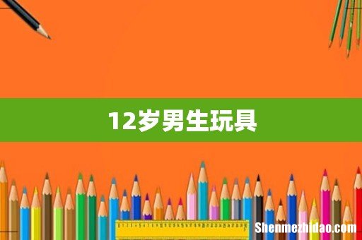 12岁男生玩具