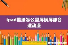 ipad壁纸怎么竖屏横屏都合适动漫