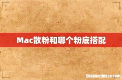 Mac散粉和哪个粉底搭配