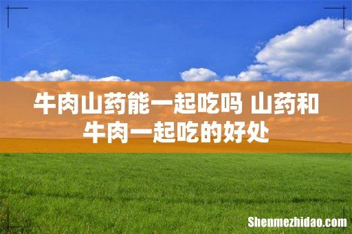 牛肉山药能一起吃吗 山药和牛肉一起吃的好处