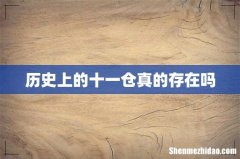 历史上的十一仓真的存在吗