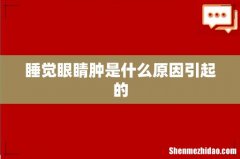 睡觉眼睛肿是什么原因引起的