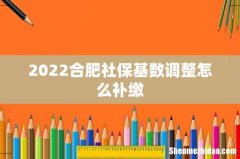 2022合肥社保基数调整怎么补缴
