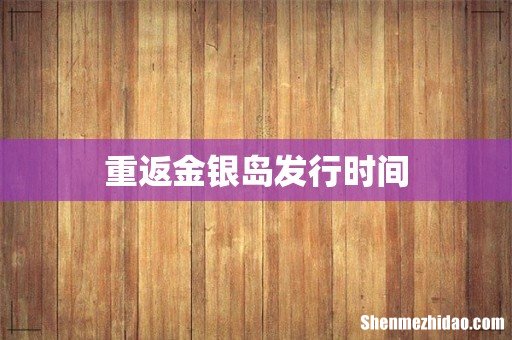 重返金银岛发行时间