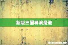 新版三国导演是谁