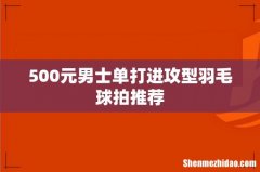 500元男士单打进攻型羽毛球拍推荐