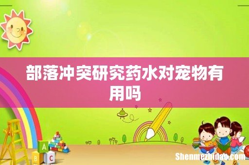 部落冲突研究药水对宠物有用吗