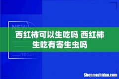 西红柿可以生吃吗 西红柿生吃有寄生虫吗