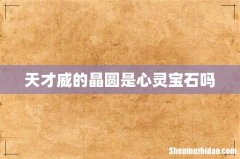 天才威的晶圆是心灵宝石吗