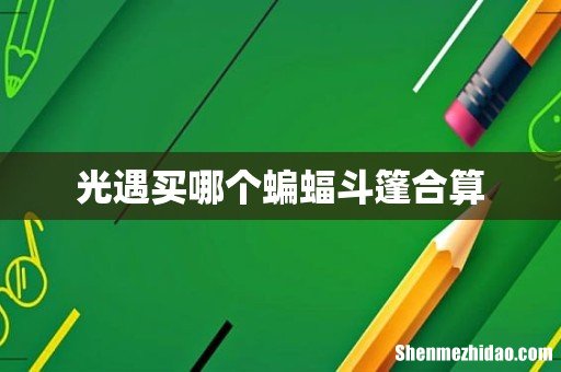 光遇买哪个蝙蝠斗篷合算