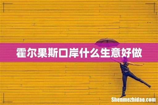 霍尔果斯口岸什么生意好做