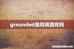 grounded是同频游戏吗