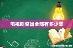 电视剧赘婿全部有多少集