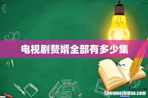 电视剧赘婿全部有多少集