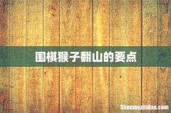 围棋猴子翻山的要点