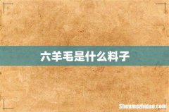 六羊毛是什么料子
