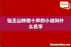 仙王山钟响十声的小说叫什么名字