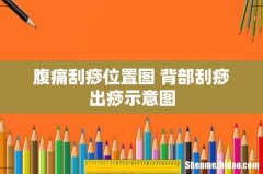 腹痛刮痧位置图 背部刮痧出痧示意图