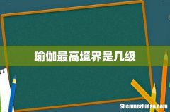 瑜伽最高境界是几级