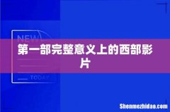 第一部完整意义上的西部影片