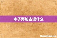 木子旁加古读什么