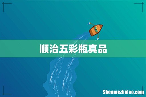 顺治五彩瓶真品