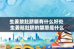 生姜放肚脐眼有什么好处 生姜贴肚脐的禁忌是什么