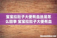 宝宝拉肚子大便有血丝是怎么回事 宝宝拉肚子大便有血丝要怎么办