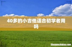 40多的小吉他适合初学者用吗