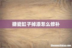 搪瓷缸子掉漆怎么修补