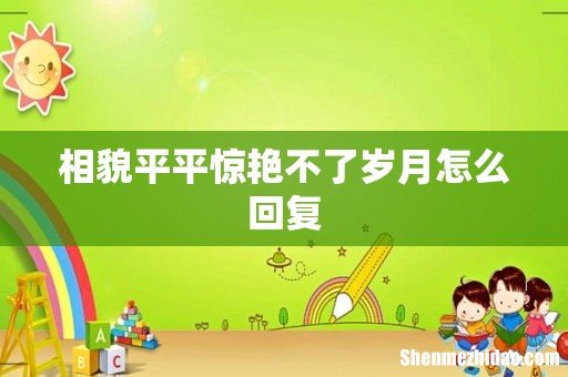 相貌平平惊艳不了岁月怎么回复