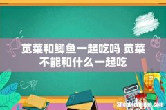 苋菜和鲫鱼一起吃吗 苋菜不能和什么一起吃