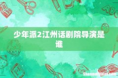 少年派2江州话剧院导演是谁