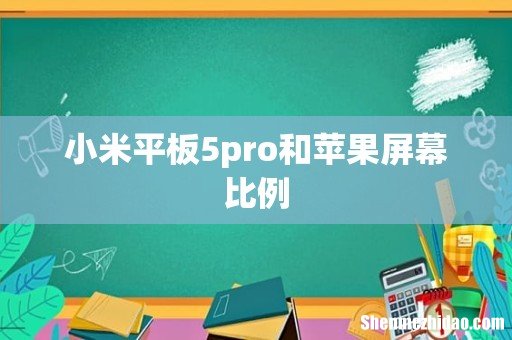 小米平板5pro和苹果屏幕比例